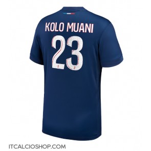 Paris Saint-Germain Randal Kolo Muani #23 Prima Maglia 2024-25 Manica Corta